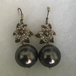 Banana Republic Flower Jeweled Earings